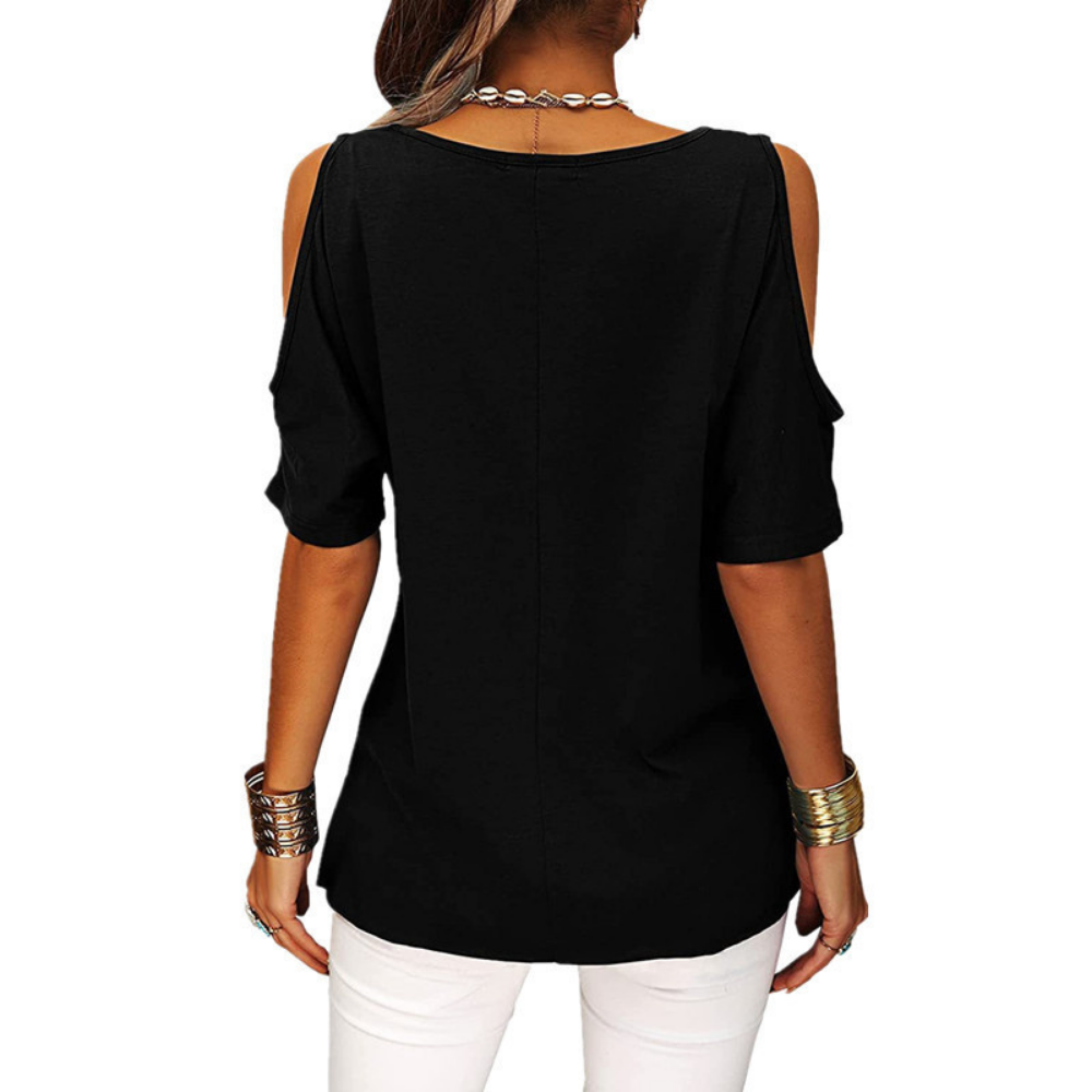 Loose irregular round neck short sleeve - Baseswear