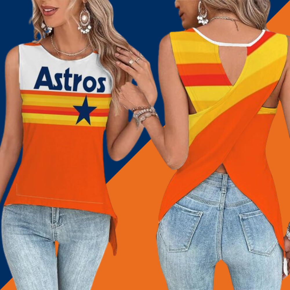 2025 Summer baseball day vest-Houston Astros - Baseswear
