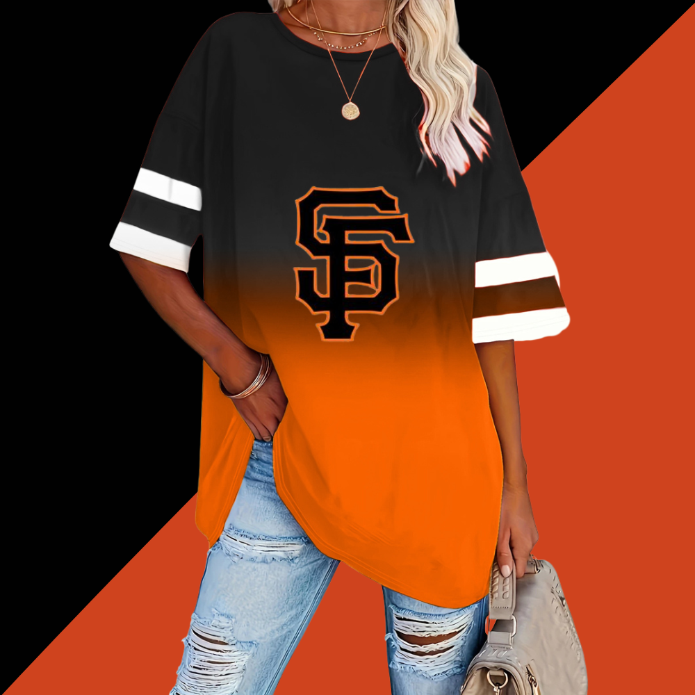 Summer Loose Gradient Casual T-Shirt - Baseswear
