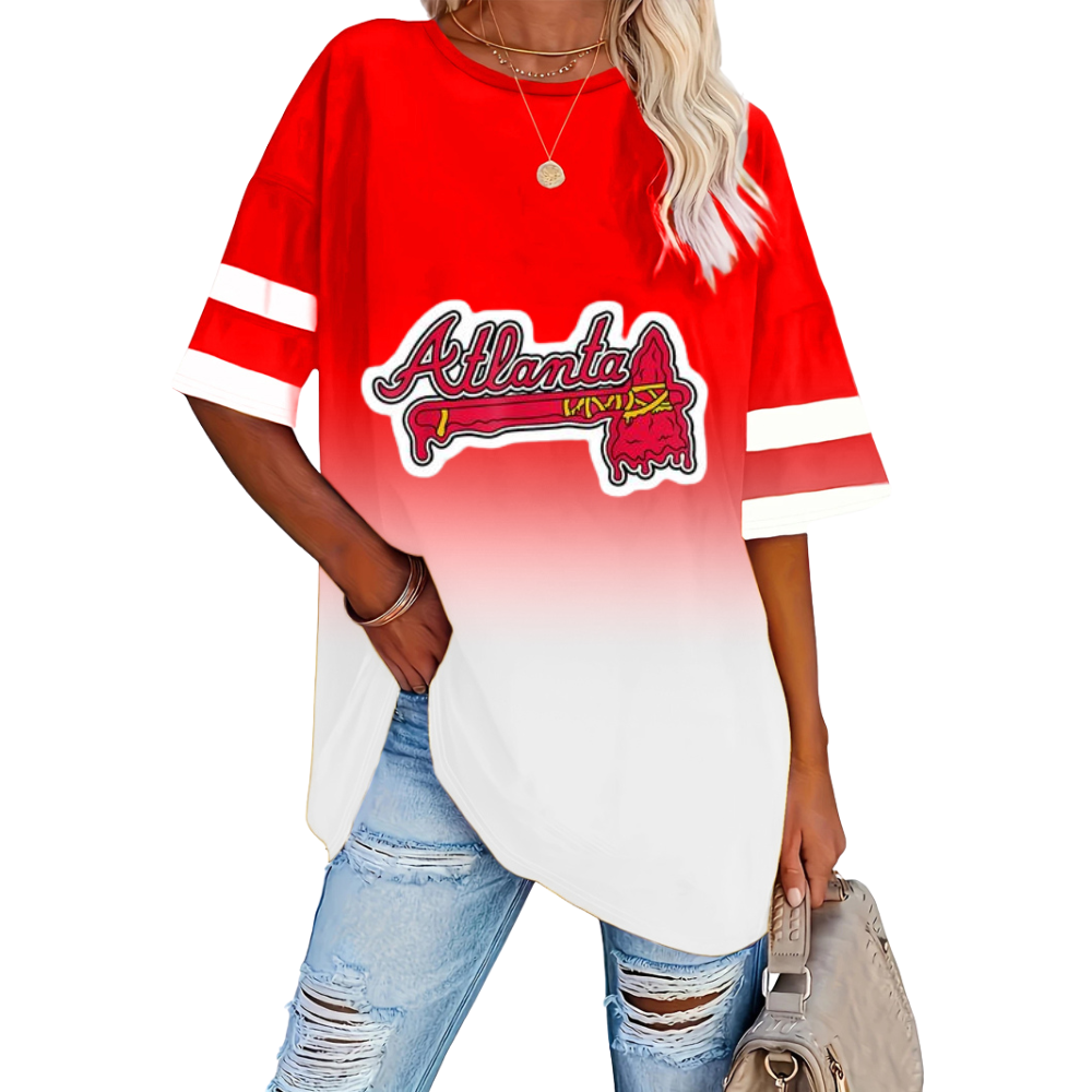 Summer Loose Gradient Casual T-Shirt - Baseswear