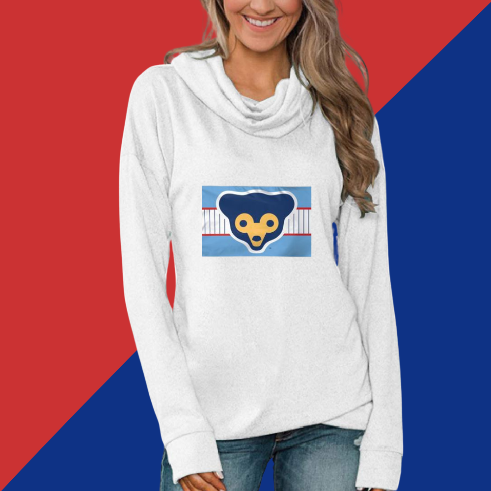 Stacked Neck Loose Casual Long Sleeve - Baseswear