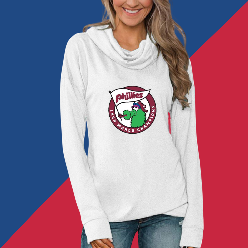 Stacked Neck Loose Casual Long Sleeve - Baseswear