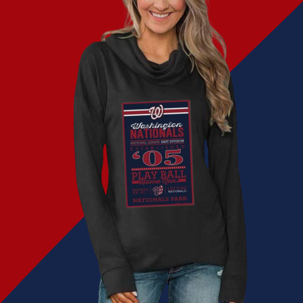 Stacked Neck Loose Casual Long Sleeve - Baseswear