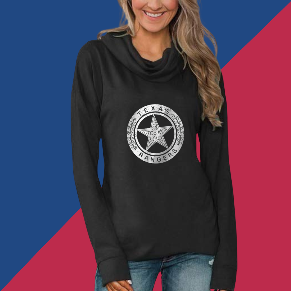 Stacked Neck Loose Casual Long Sleeve - Baseswear