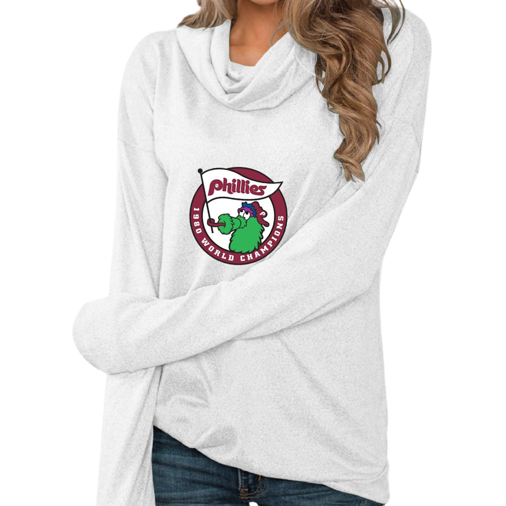 Stacked Neck Loose Casual Long Sleeve - Baseswear