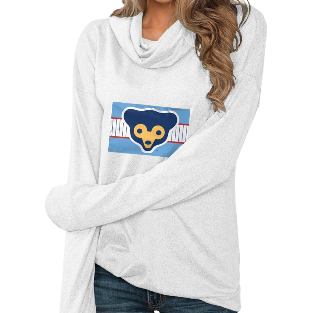 Stacked Neck Loose Casual Long Sleeve - Baseswear
