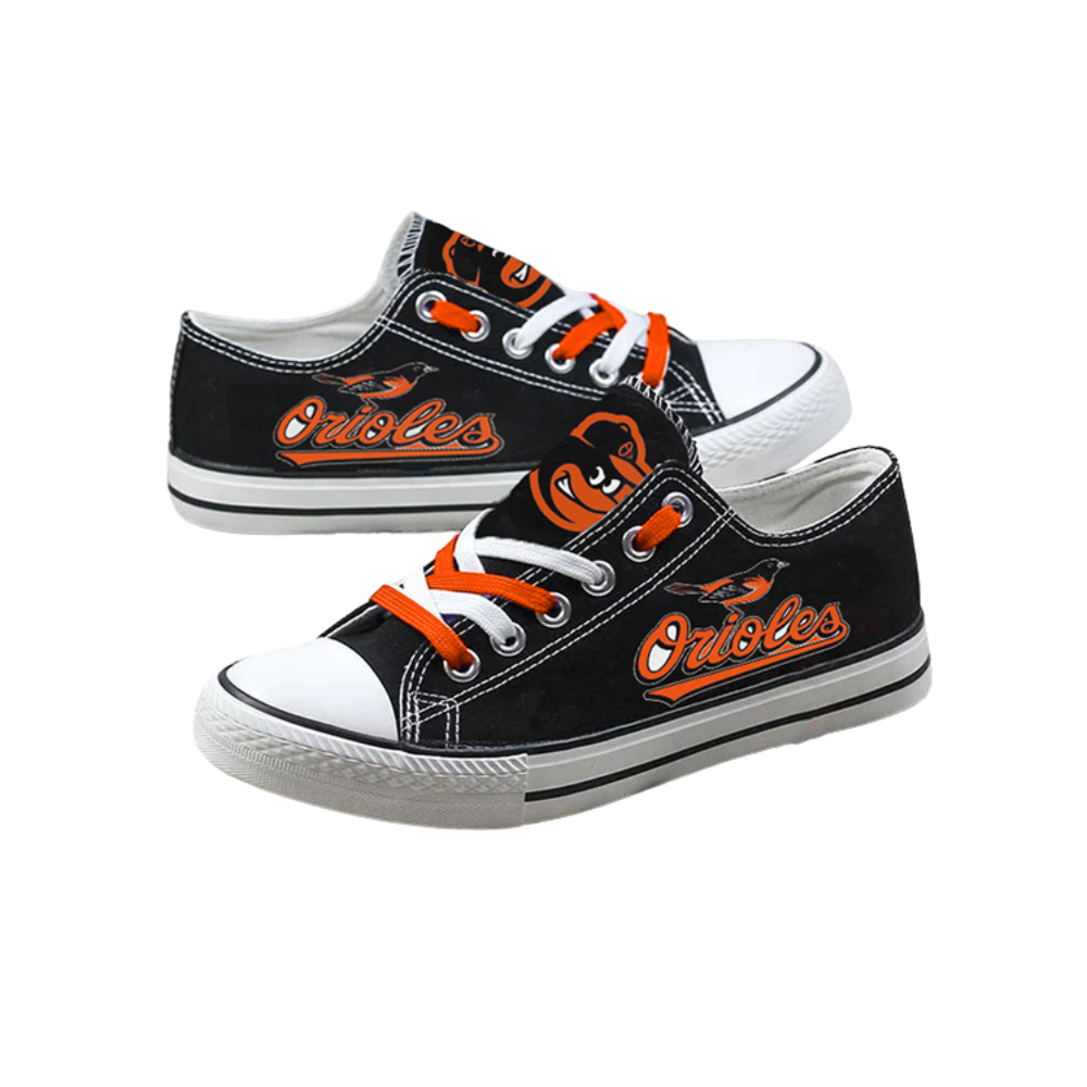 Casual printed low-top canvas shoes unisex - Baseswear