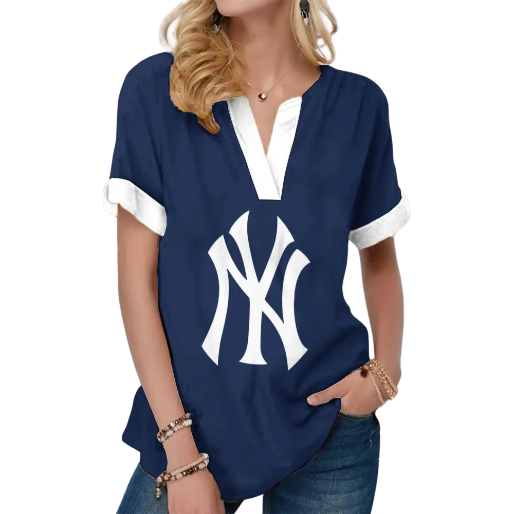 New Fashion Short Sleeve V-Neck Shirt - Baseswear