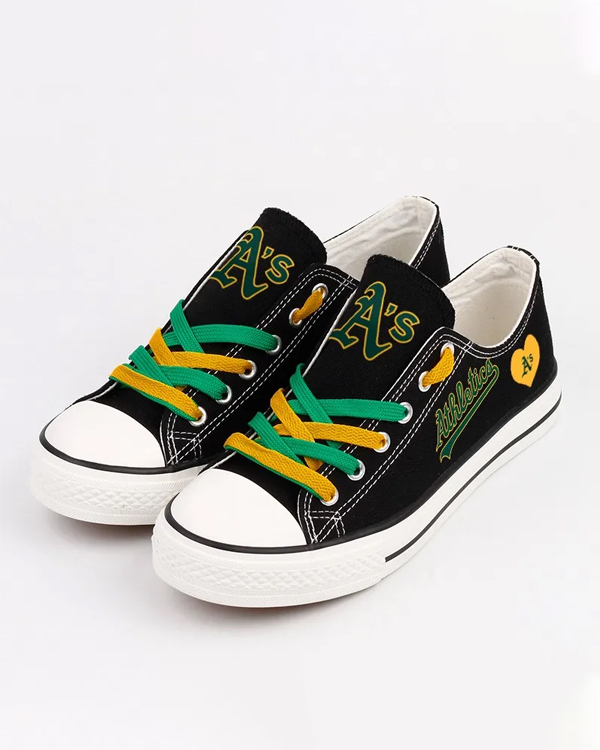 Casual printed low-top canvas shoes unisex - Baseswear