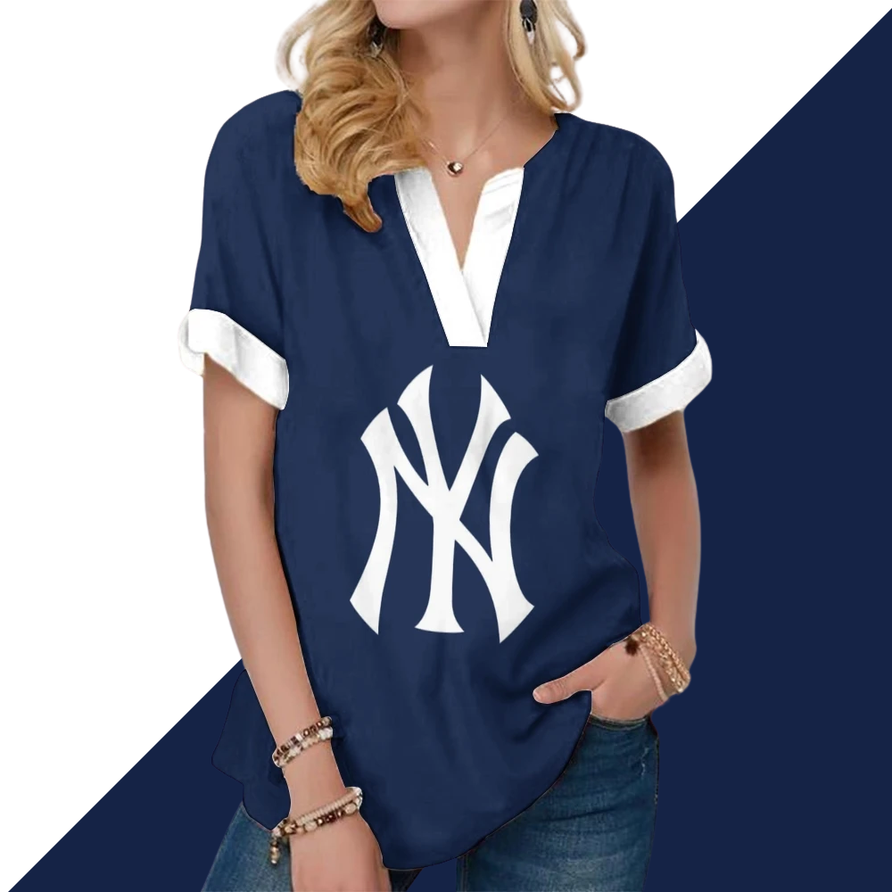 New Fashion Short Sleeve V-Neck Shirt - Baseswear