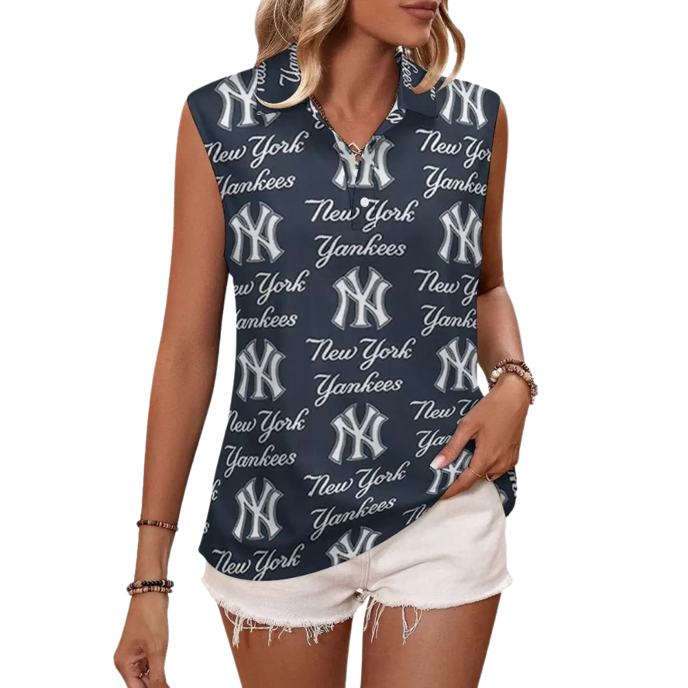 Stylish Shirt Neck Vest-New York Yankees - Baseswear