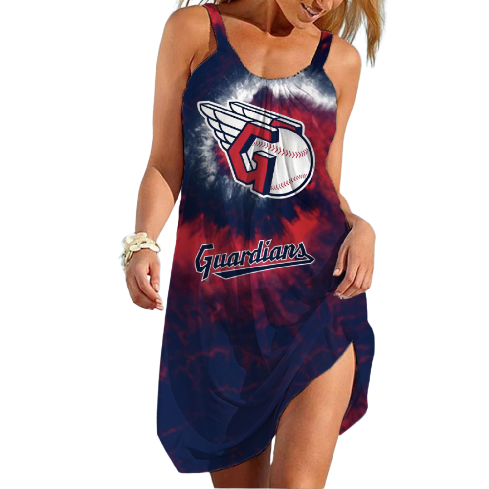 Guardians Round neck sleeveless printed dress - Baseswear