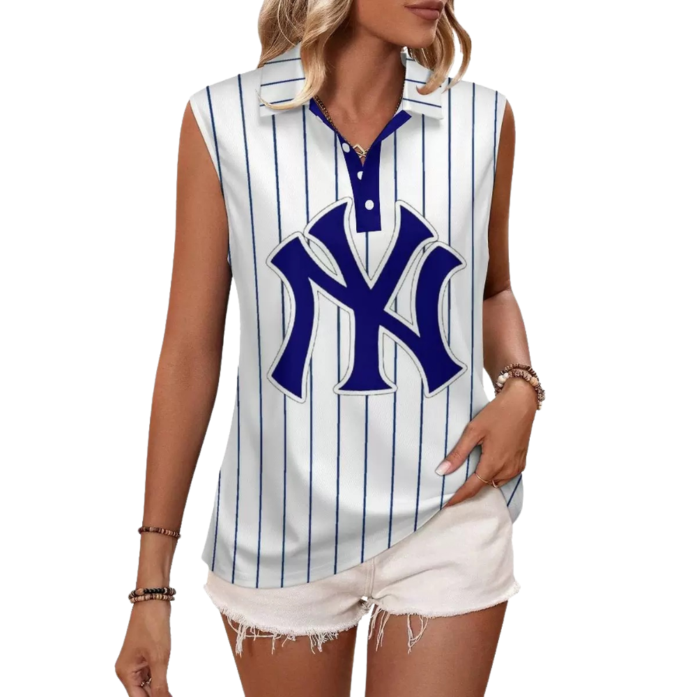 Stylish Shirt Neck Vest-New York Yankees - Baseswear