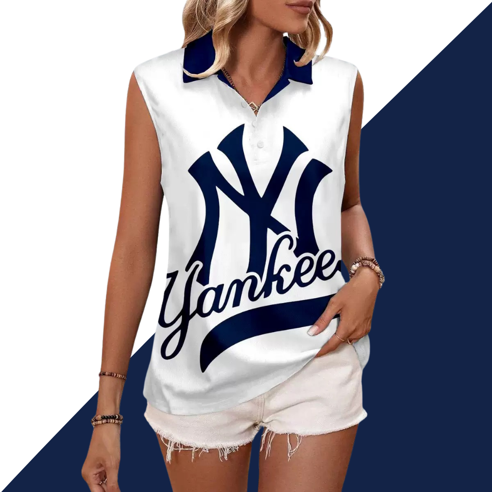 Stylish Shirt Neck Vest-New York Yankees - Baseswear