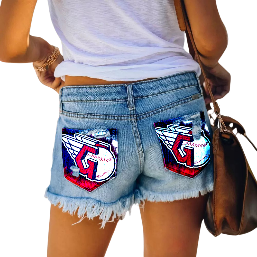 Guardians Distressed Cutoff Denim Shorts - Women - Baseswear