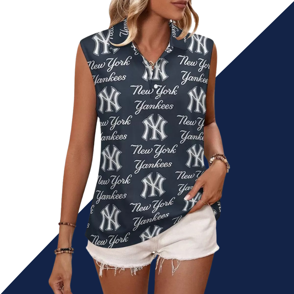 Stylish Shirt Neck Vest-New York Yankees - Baseswear