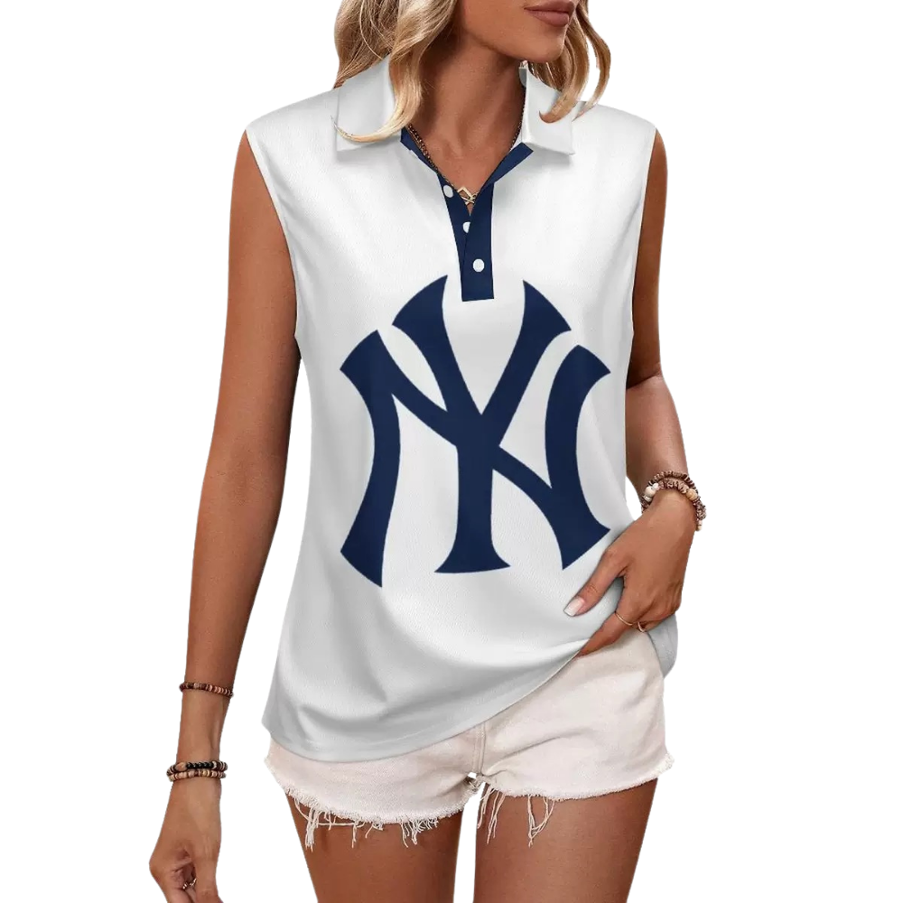 Stylish Shirt Neck Vest-New York Yankees - Baseswear
