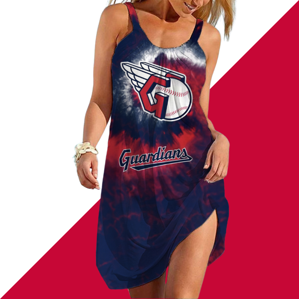 Guardians Round neck sleeveless printed dress - Baseswear