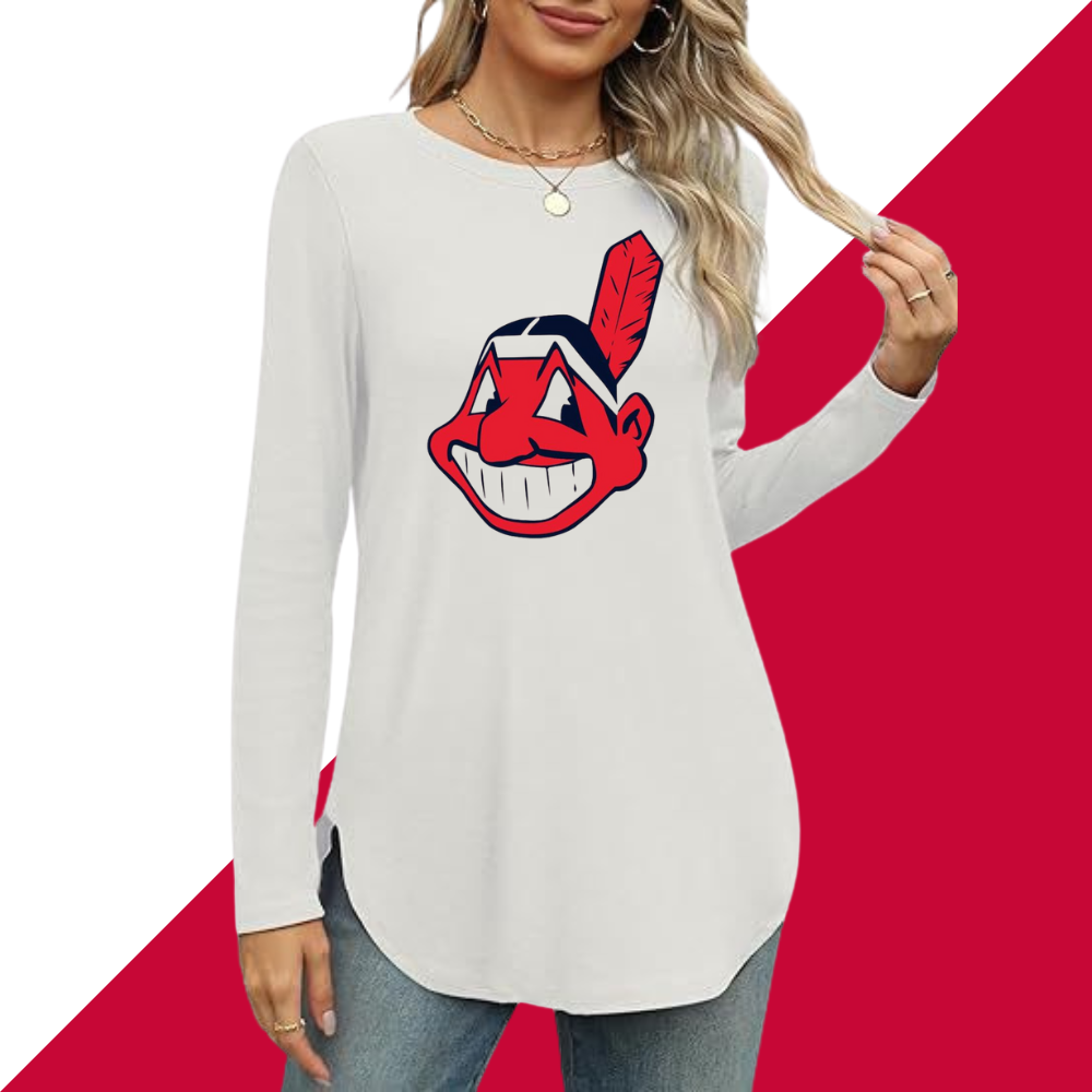 Women's sweatshirt printed Casual wear-Cleveland Guardians - Baseswear