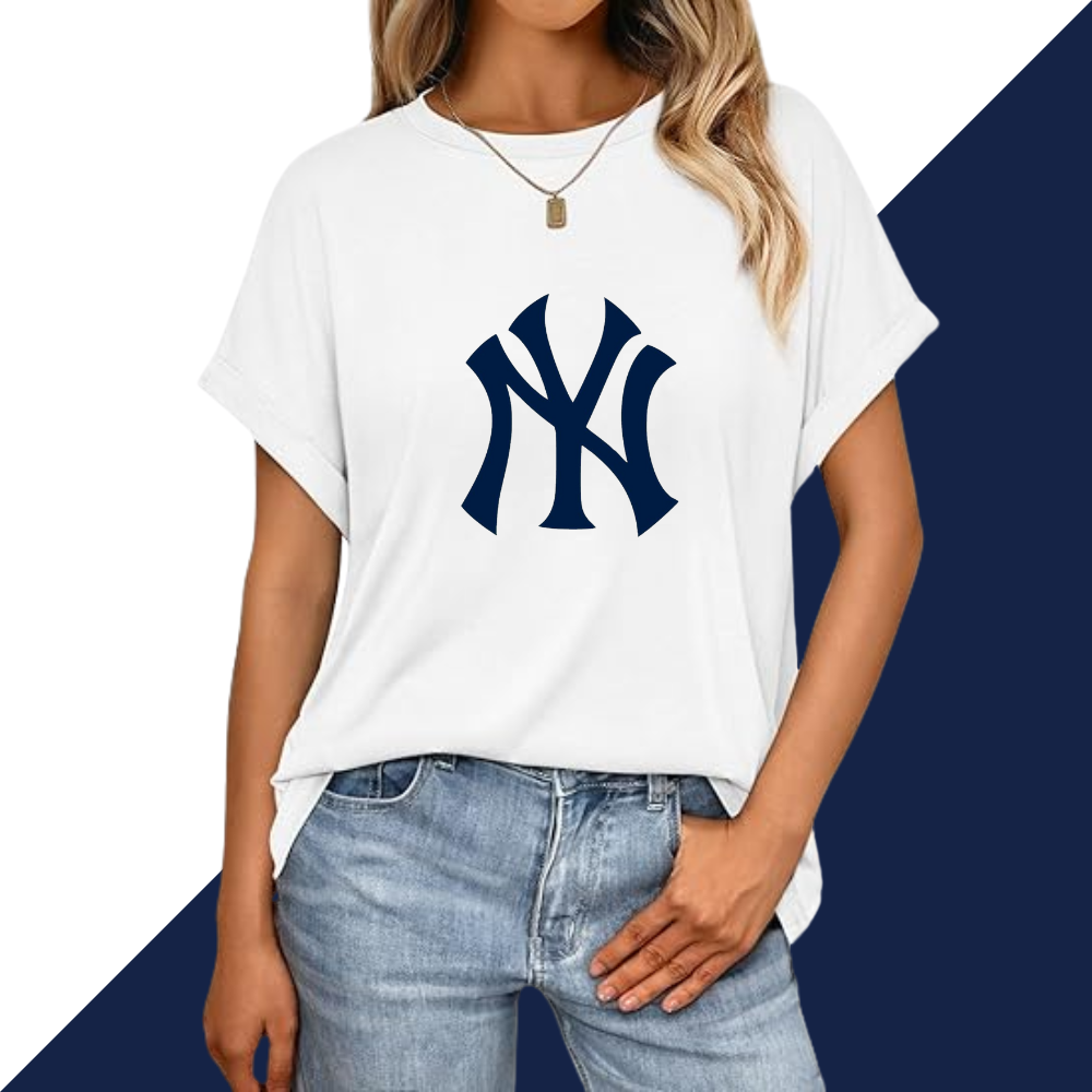 Minimalist Short Sleeve T-Shirt-New York Yankees - Baseswear