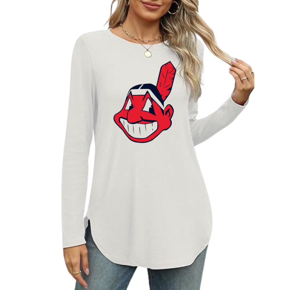 Women's sweatshirt printed Casual wear-Cleveland Guardians - Baseswear