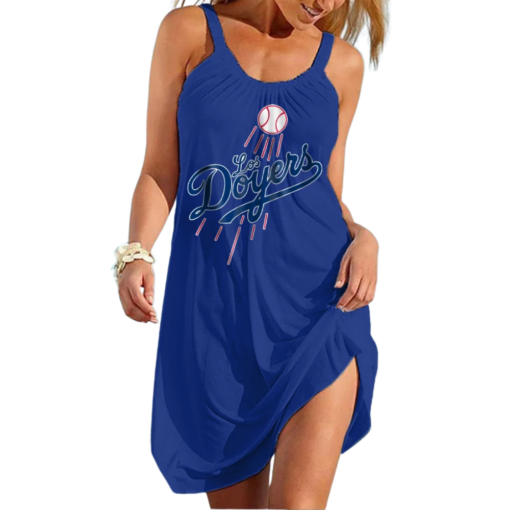 Guardians Round neck sleeveless printed dress - Baseswear