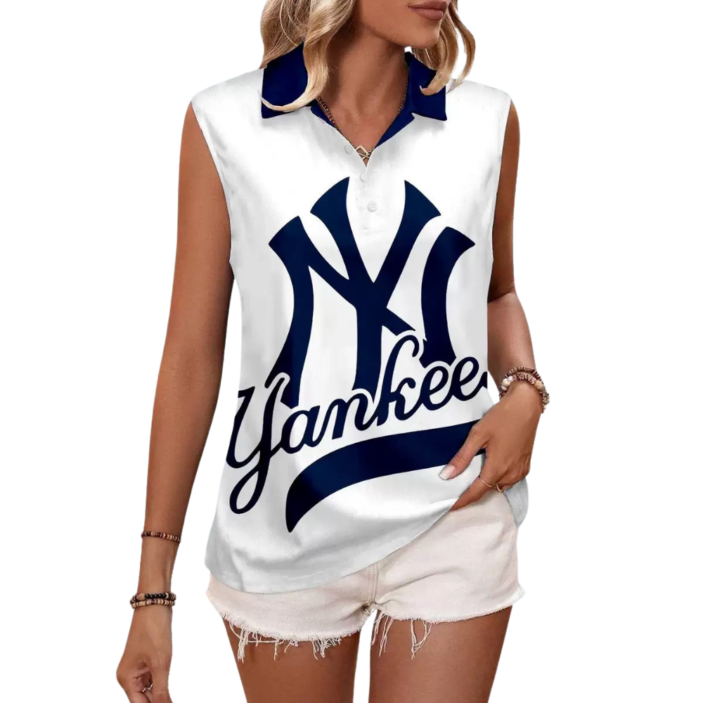 Stylish Shirt Neck Vest-New York Yankees - Baseswear