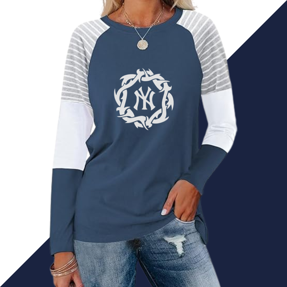 Loose Solid Color Clash Simple Long Sleeve - Baseswear