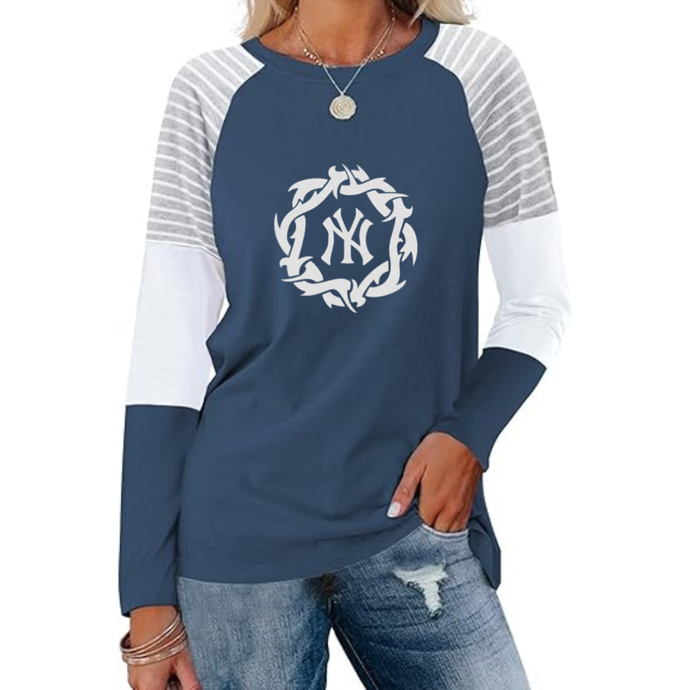 Loose Solid Color Clash Simple Long Sleeve - Baseswear