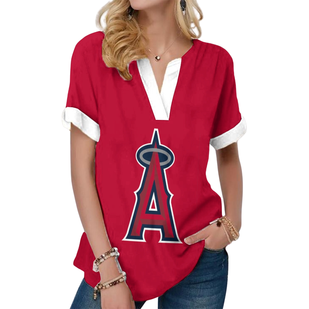 New Fashion Short Sleeve V-Neck Shirt - Baseswear