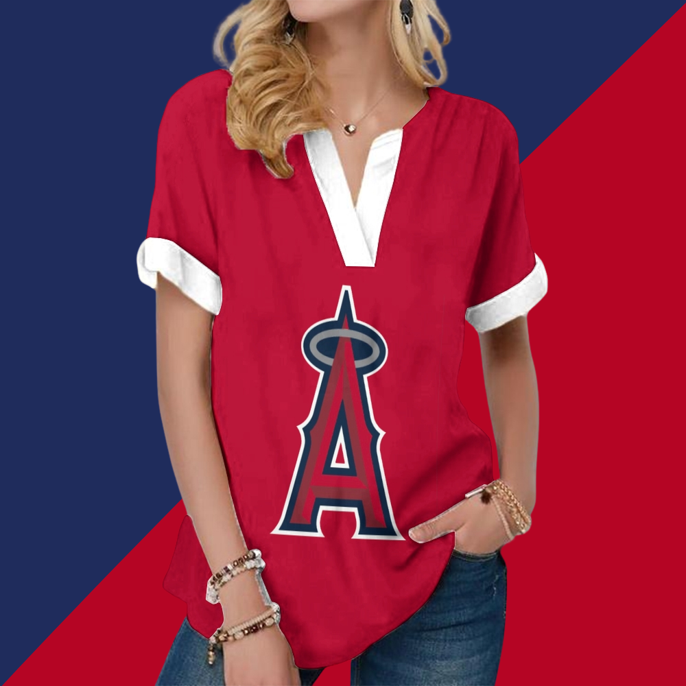 New Fashion Short Sleeve V-Neck Shirt - Baseswear