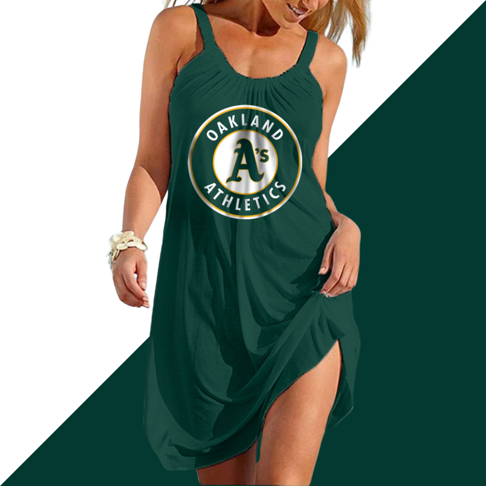 Athletics Round neck sleeveless printed dress - Baseswear