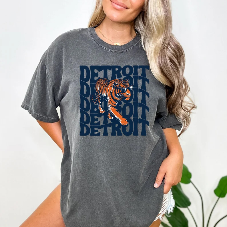 Detroit Tigers Baseball Tshirt - Baseswear