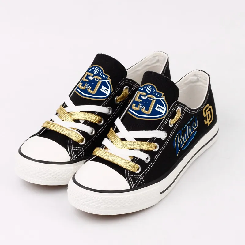 Casual printed low-top canvas shoes unisex - Baseswear