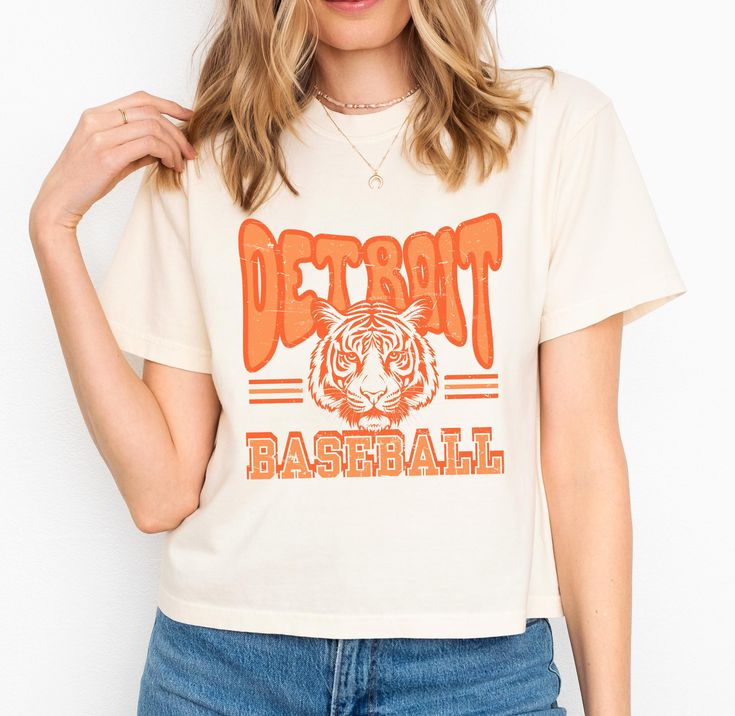 Detroit Tigers Baseball Tshirt - Baseswear