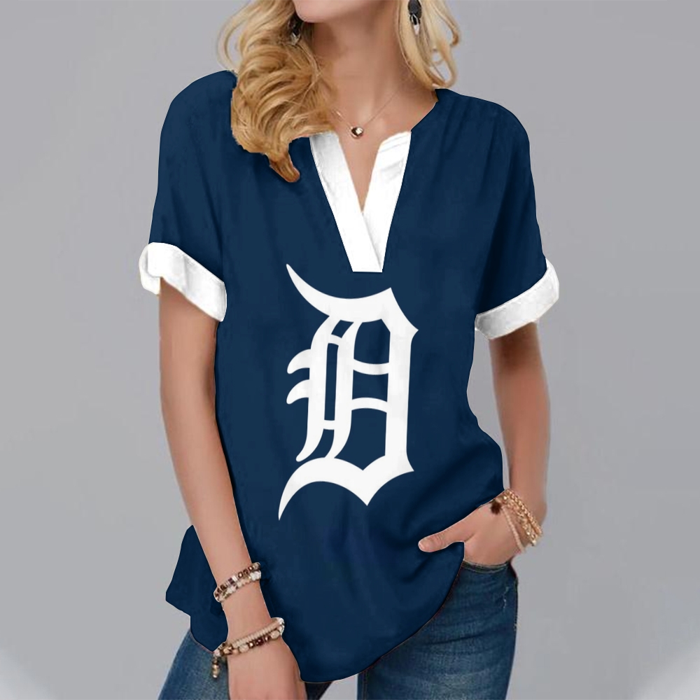 New Fashion Short Sleeve V-Neck Shirt - Baseswear