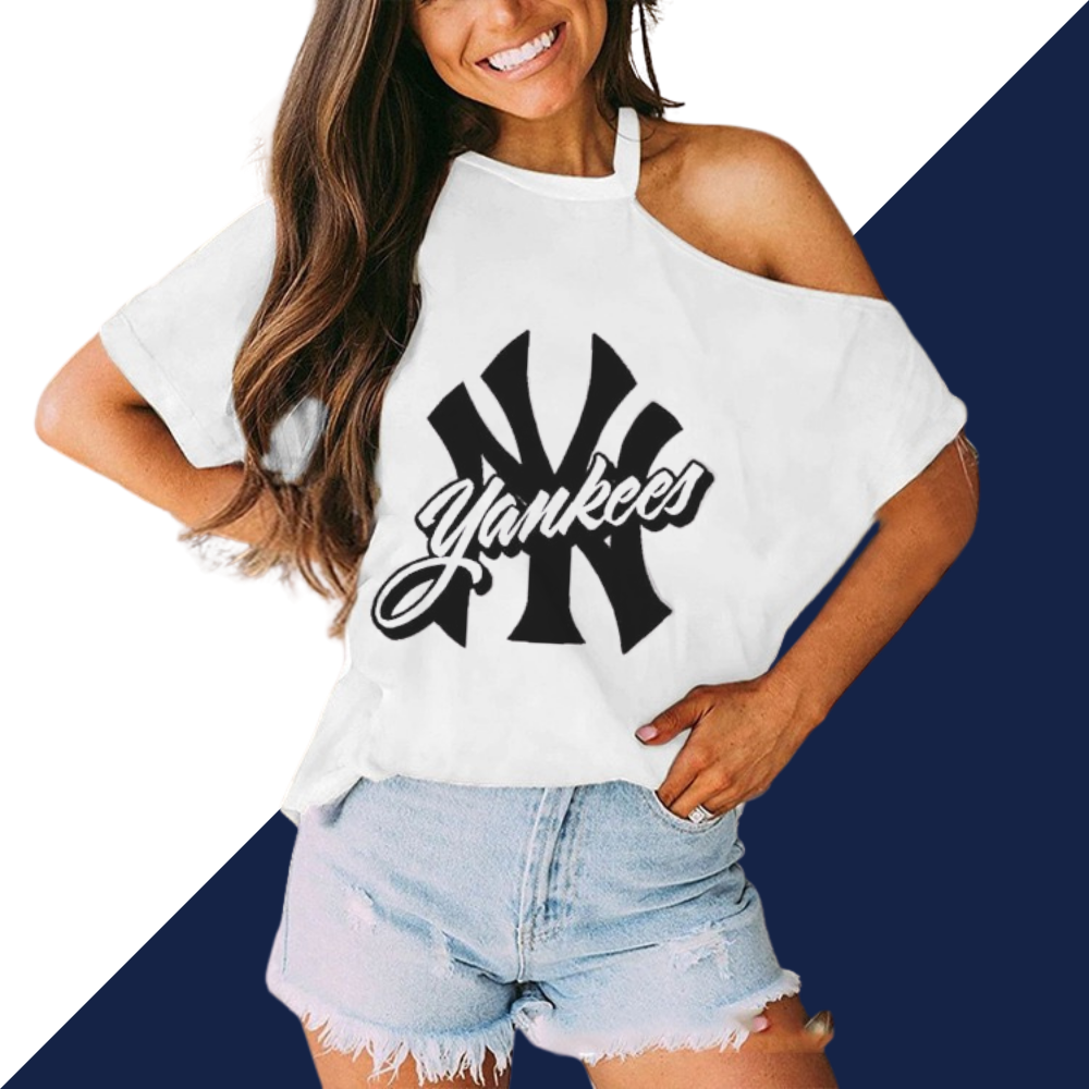 Strapless Casual Loose Camisole T-Shirt - Baseswear