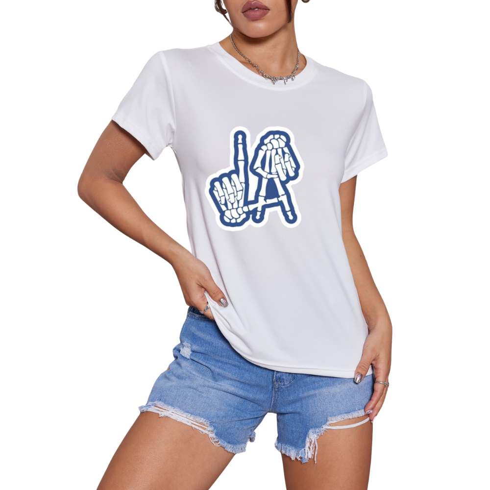 Slim Fit Printed Short Sleeve T-Shirt - Baseswear