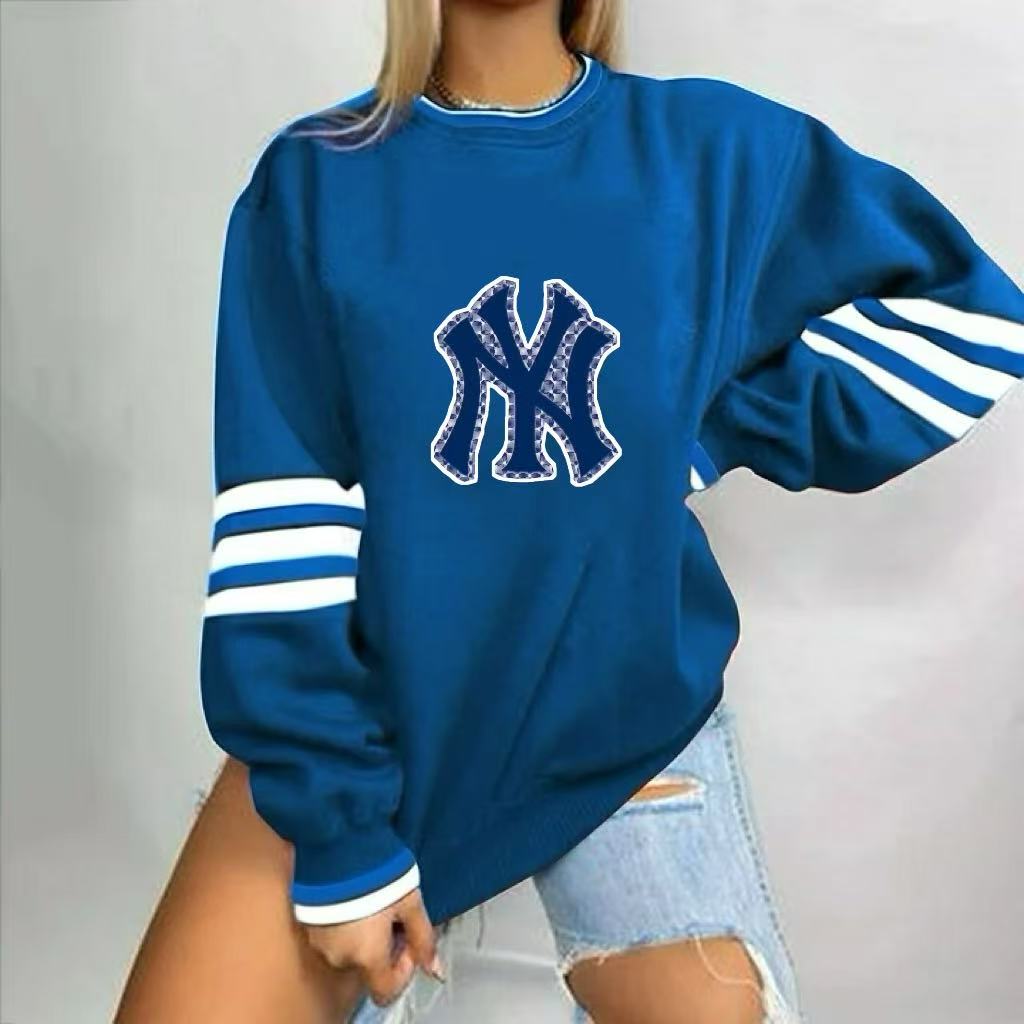 Women's Long Sleeve V-neck Pullover Sweatshirt - Baseswear
