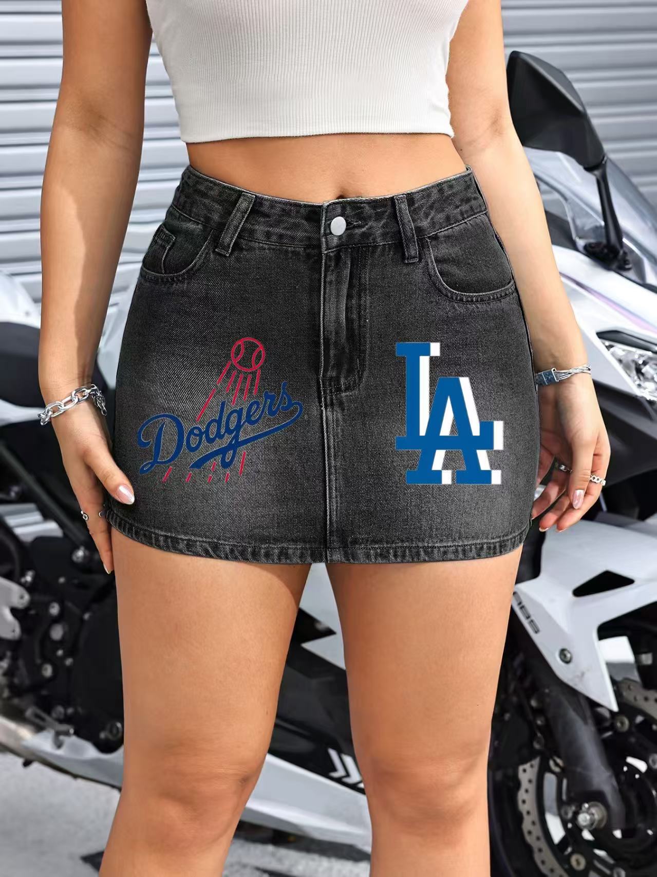 2025 Ladies Vintage Make-A-Pair Street Cowboy Short skirts and jeans - Baseswear
