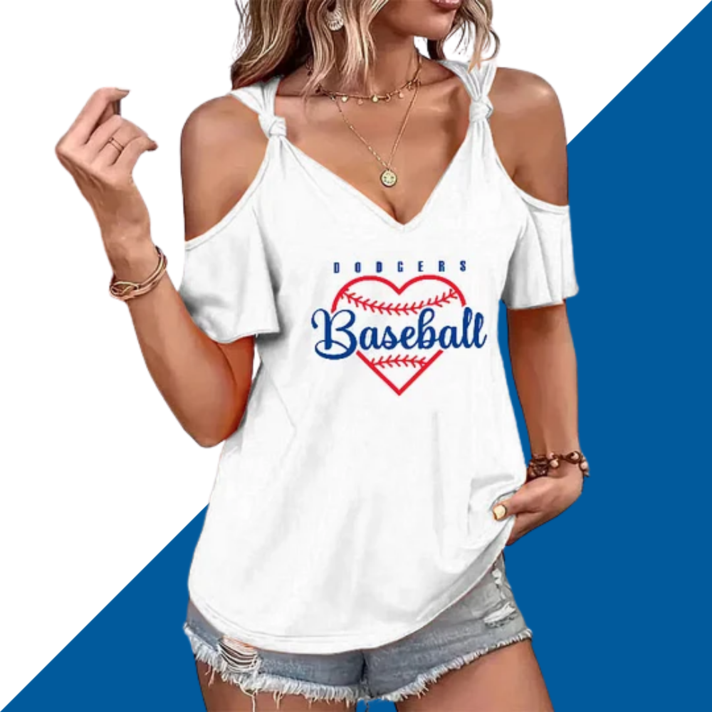 Casual V-neck short-sleeved T-shirt - Baseswear