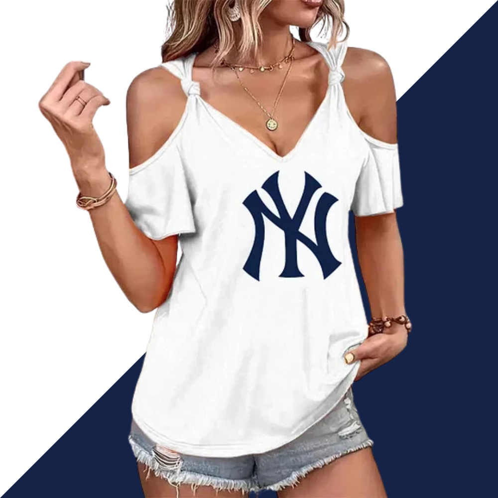 Casual V-neck short-sleeved T-shirt - Baseswear