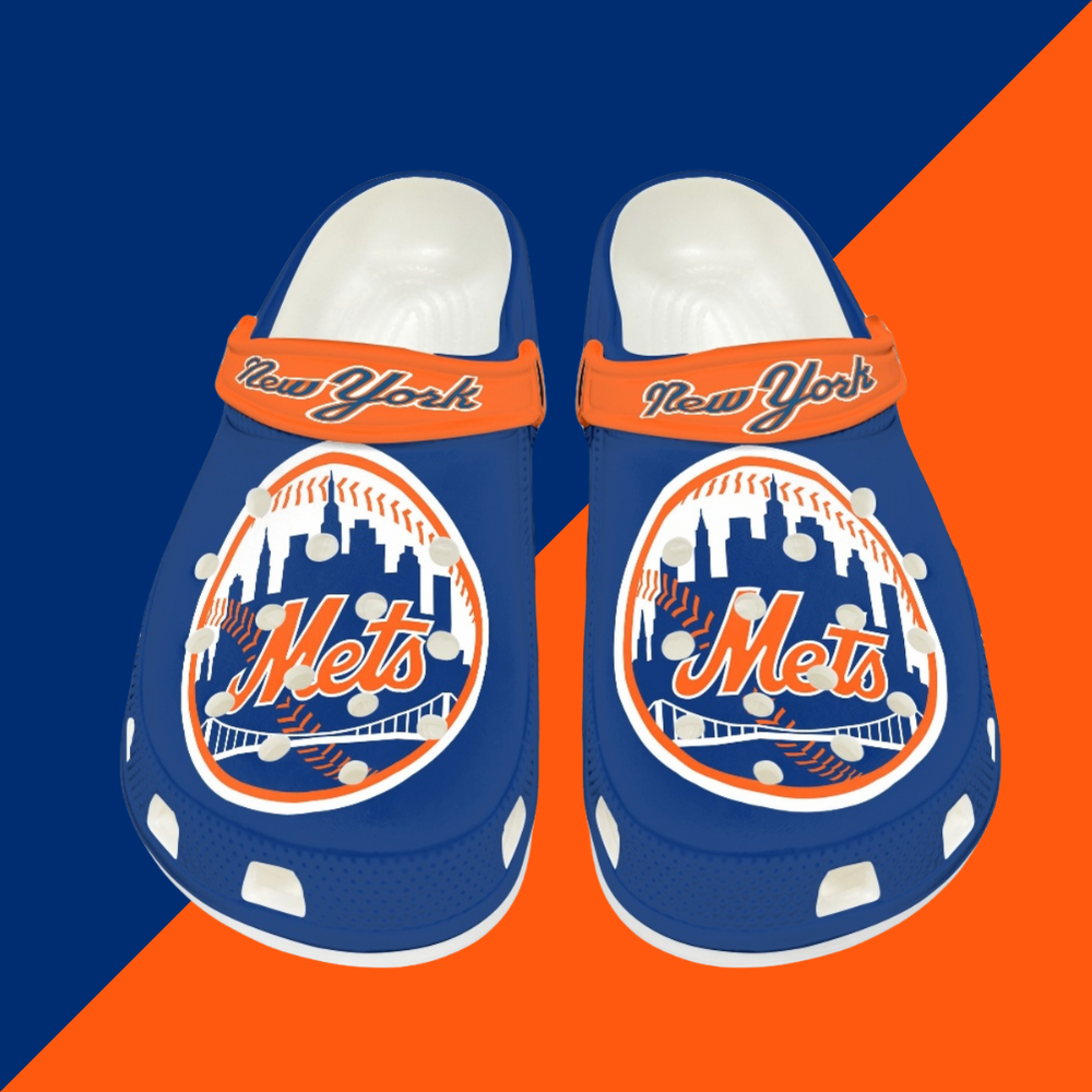 Crocs/beach shoes-New York Mets - Baseswear
