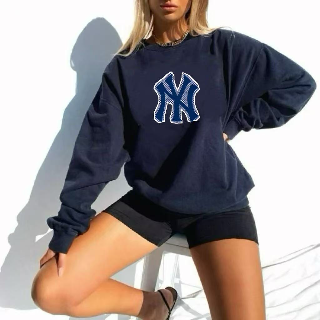 Women's Long Sleeve V-neck Pullover Sweatshirt - Baseswear