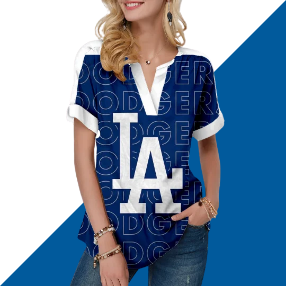 Fashion Short Sleeve V-Neck Shirt - Baseswear