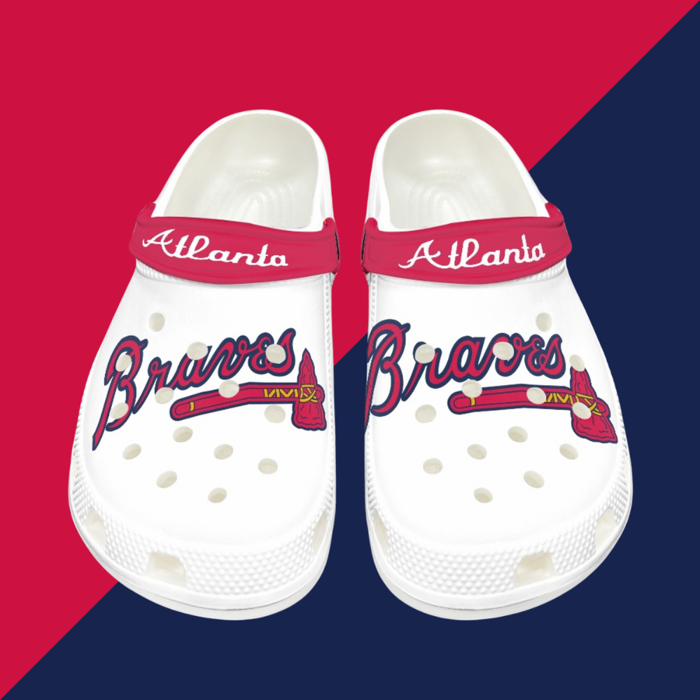 Crocs/beach shoes-Atlanta Braves - Baseswear