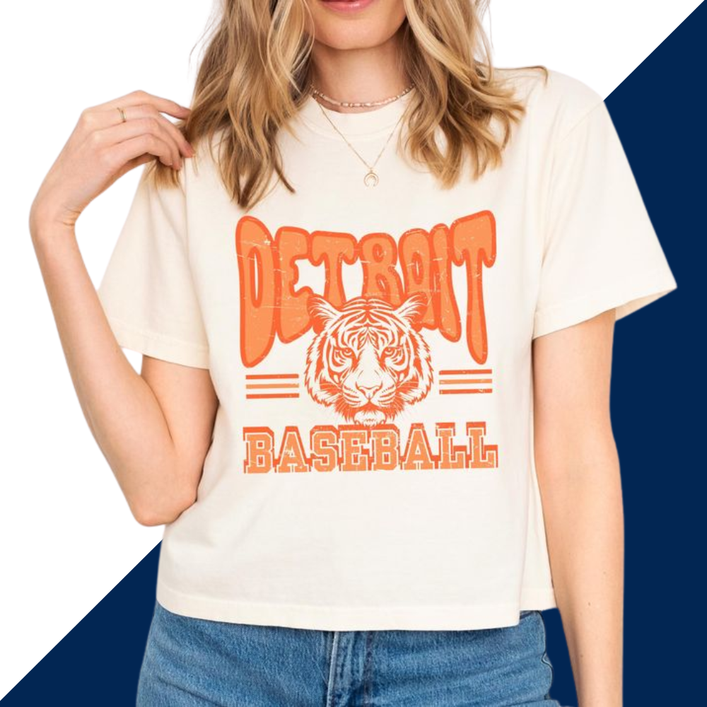 Detroit Tigers Baseball Tshirt - Baseswear