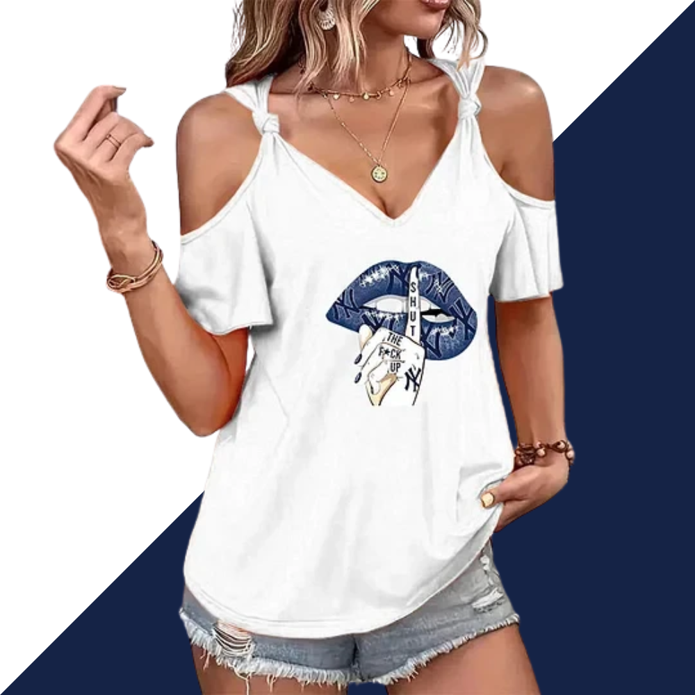 Casual V-neck short-sleeved T-shirt - Baseswear