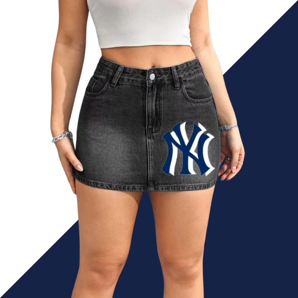 2025 Ladies Vintage Make-A-Pair Street Cowboy Short skirts and jeans - Baseswear