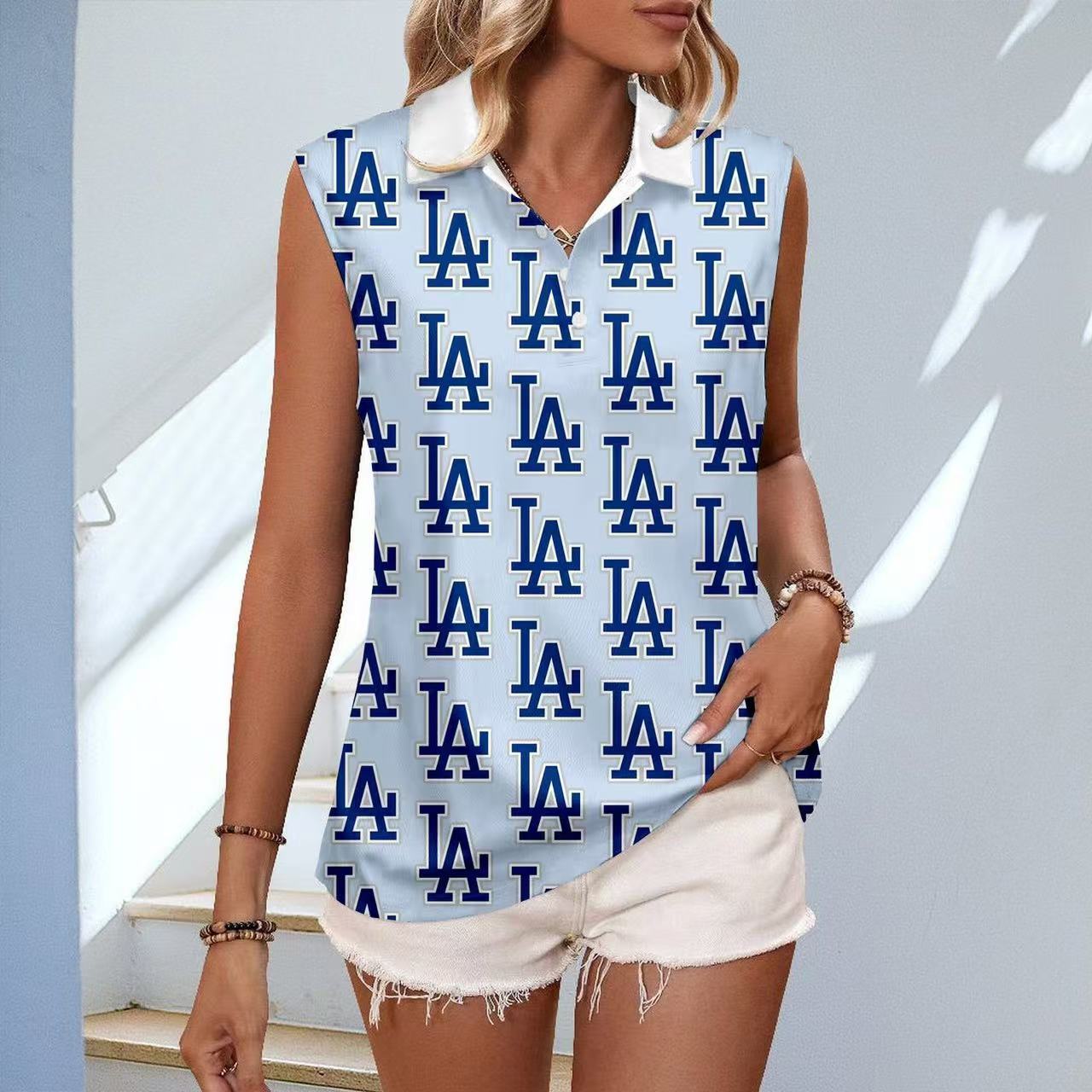 Printed American V-Neck Short Sleeve T-Shirt Top Women's - Baseswear